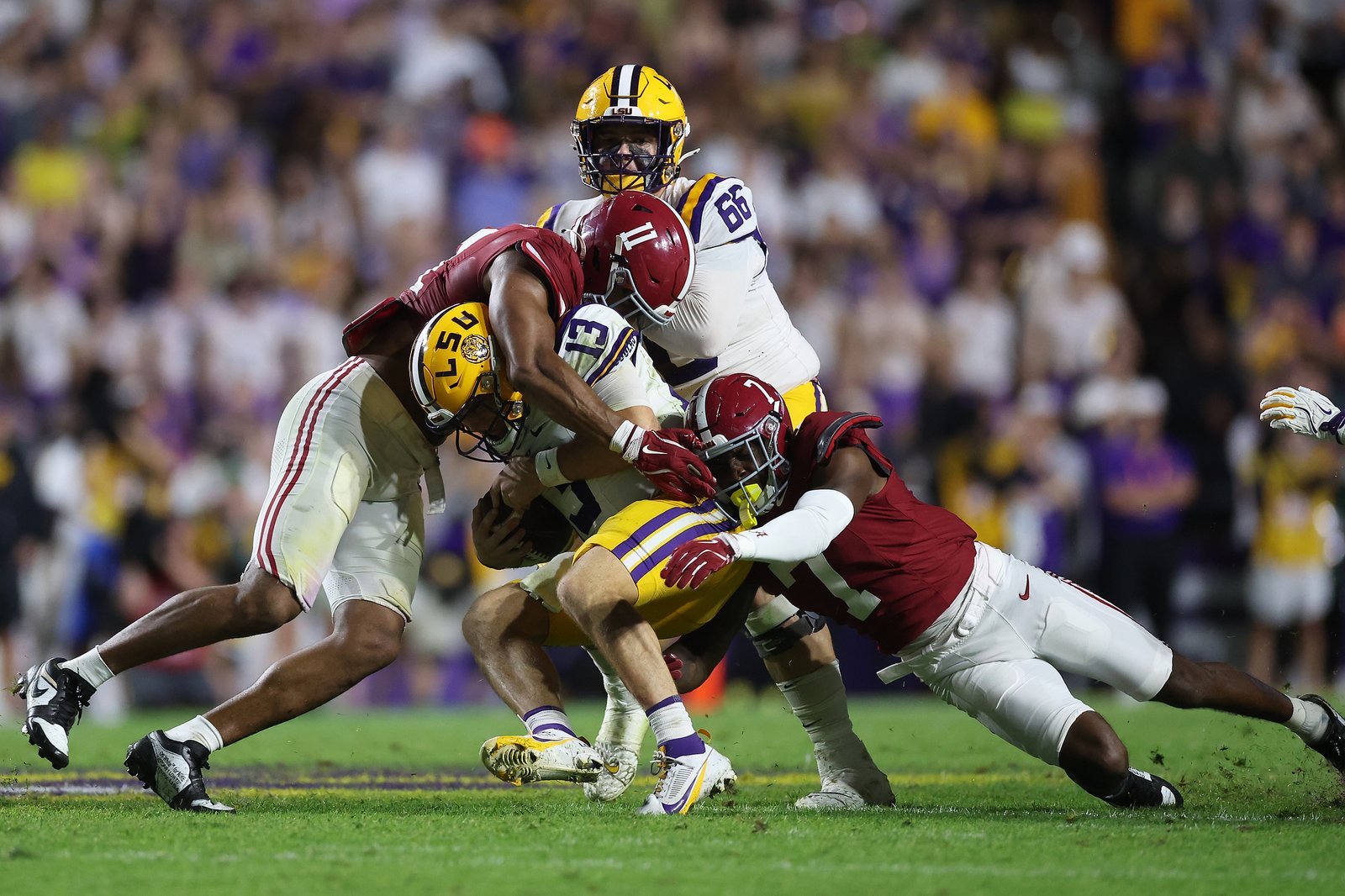 Alabama routes LSU in Death Valley to keep playoff hopes alive - WVUA...