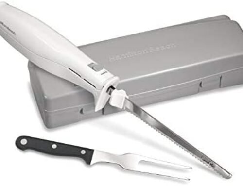 Hamilton Beach Electric Knife for Carving Meats, Poultry, Bread, Craf…