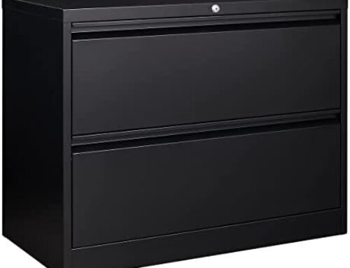 Lateral File Cabinet with Lock,2 Drawer File Cabinet for Home and Off…