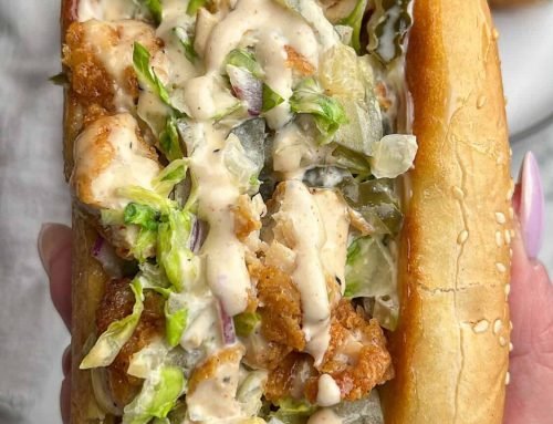 Chicken Chopped Sandwich with Alabama BBQ Sauce