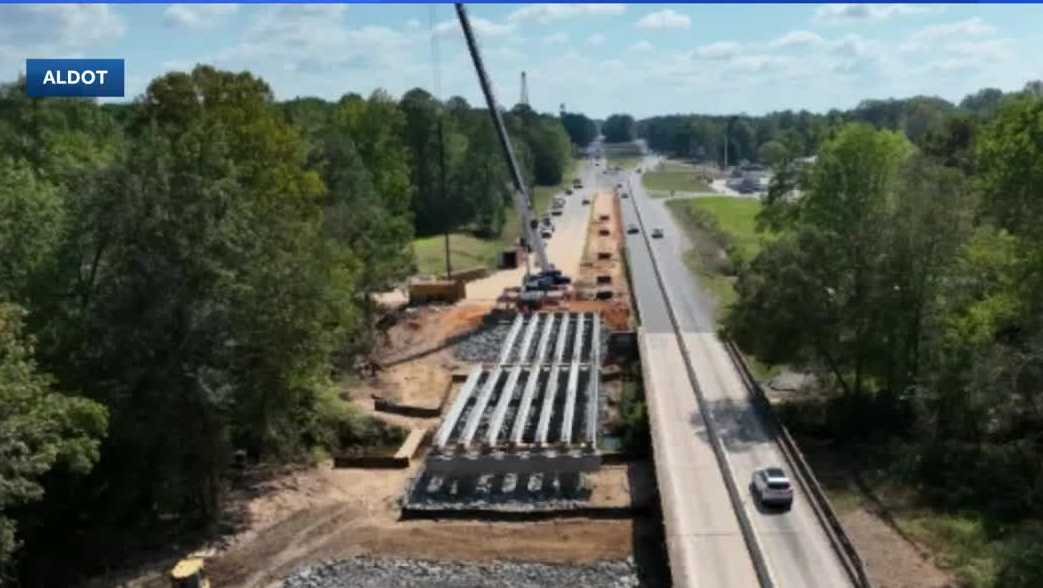 Rolling lane closures planned in Coker for bridge construction