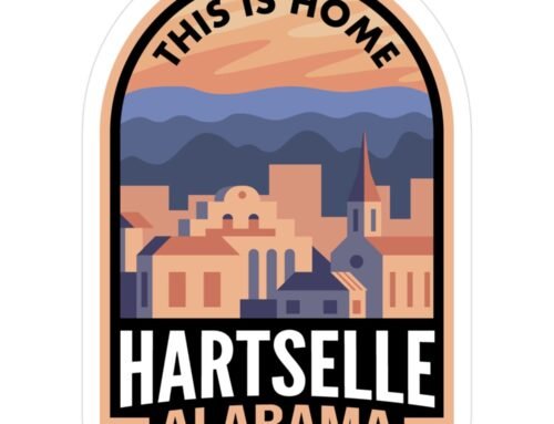 Downtown Hartselle Alabama This Is Home Sticker