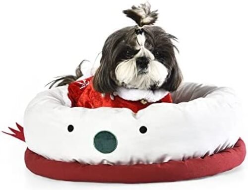 Yokee Christmas Small Dog Bed for Small Dogs – Cute and Cozy Dog Cat …