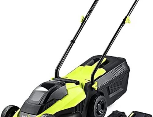 SnapFresh Lawn Mower, 14-Inch Electric Cordless Mower, 4.0Ah Battery …