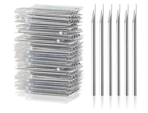Body Piercing Needles, ATOMUS 14G 16G Stainless Steel Sterile Disposa…