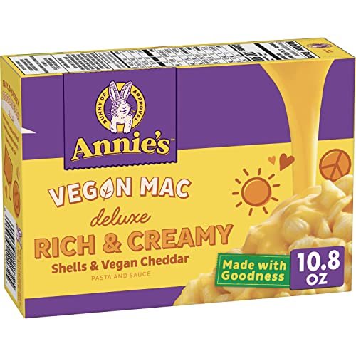 Annie’s Vegan Deluxe Rich & Creamy Shells & Vegan Cheddar 10.8 Oz ...