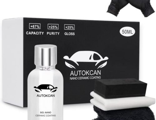 Autokcan 10H Nano Ceramic Coating for Cars, 50ML High Gloss Anti-Scratch SiO2 Ceramic Coating Car Kit Hydrophobic Paint Sealant Protection with Gloves Two Years Warranty