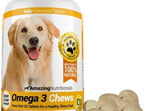 Amazing Omega 3 for Dogs – Dog Fish Oil Pet Antioxidant for Shiny Coa…