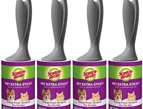 Scotch-Brite Pet Extra Sticky Lint 4, 48 Per Roller, 192 Sheets Total