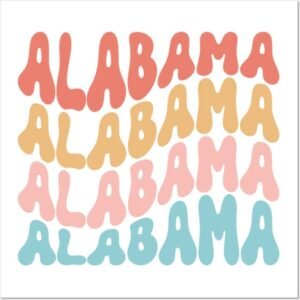 Alabama On Repeat Poster