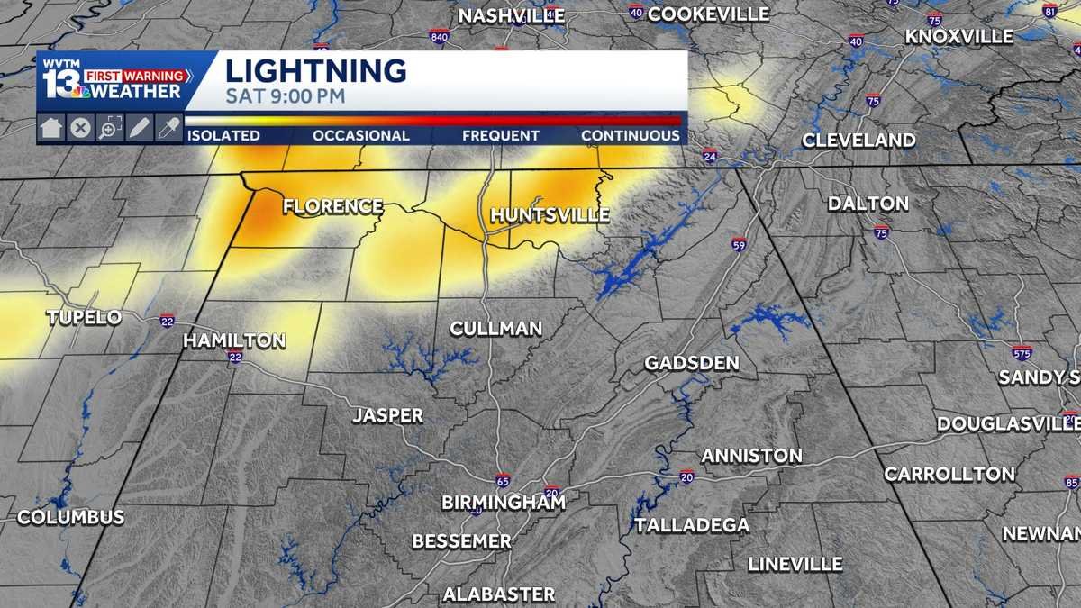 Scattered strong storms and a heat index above 105 still likely throu...