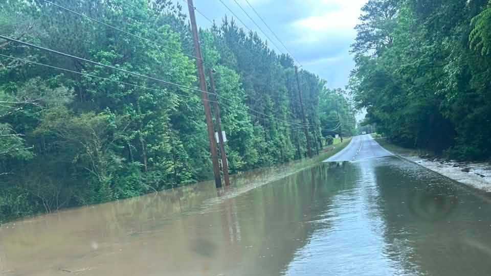 TAKE A LOOK: Sunday storms bring flooding to central Alabama communit...