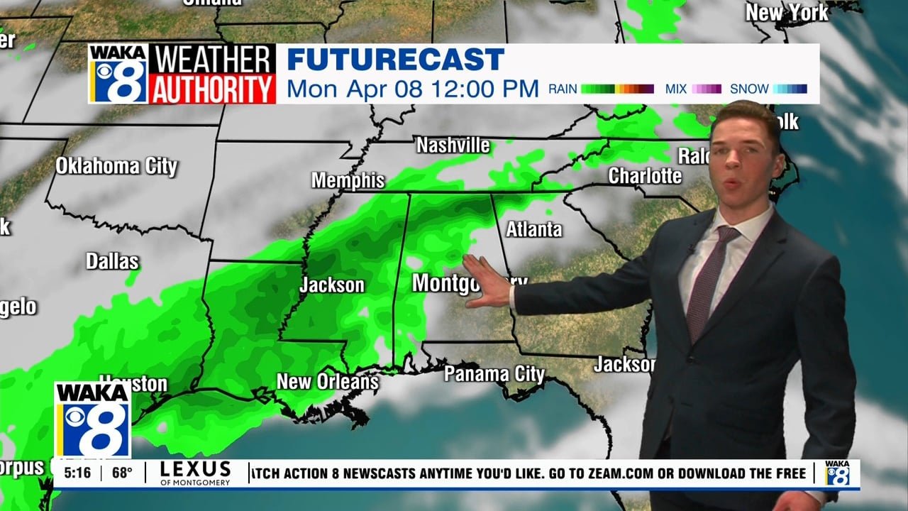 Warm weekend weather with sunshine, clouds and rain next week - WAKA ...