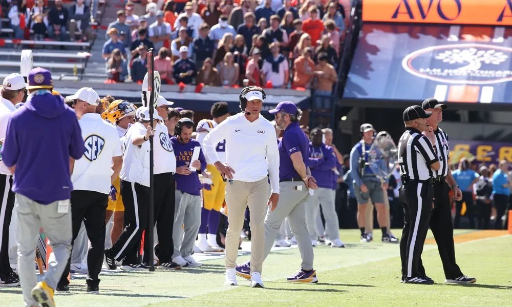 Lane Kiffin reacts to Alabama vs. LSU not being a night game