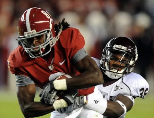 Alabama freshman wide receiver paying homage to Julio Jones with numb…