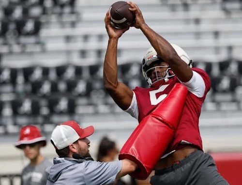 Alabama wide receiver returns to practice after suffering serious inj…
