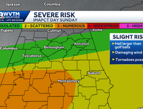 Another round of Impact Weather for Alabama with severe storms expect…
