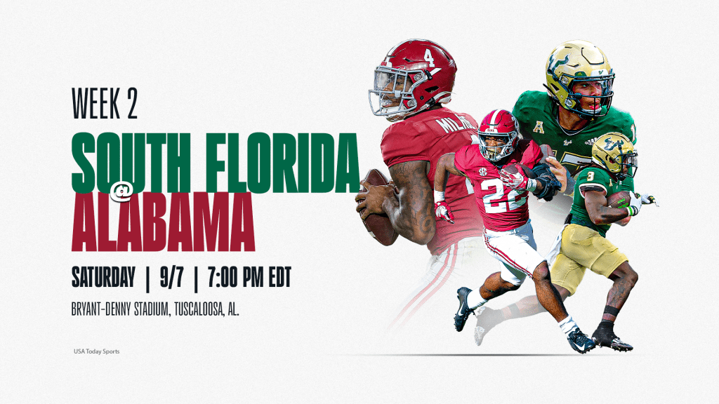 How to watch the Alabama Crimson Tide vs. USF Bulls