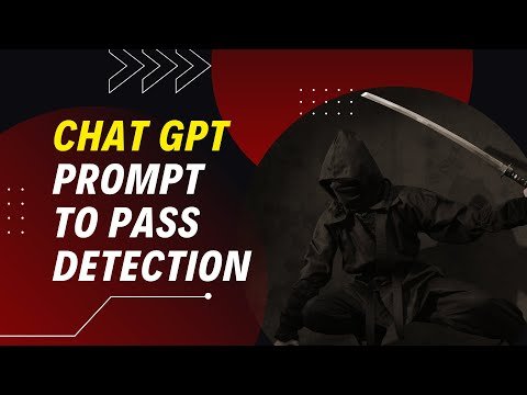 chat gpt - pass detection 100 human written with this prompt
