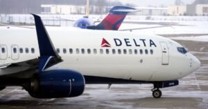 Delta flight ‘felt a big bang’ after apparently being hit by firework…