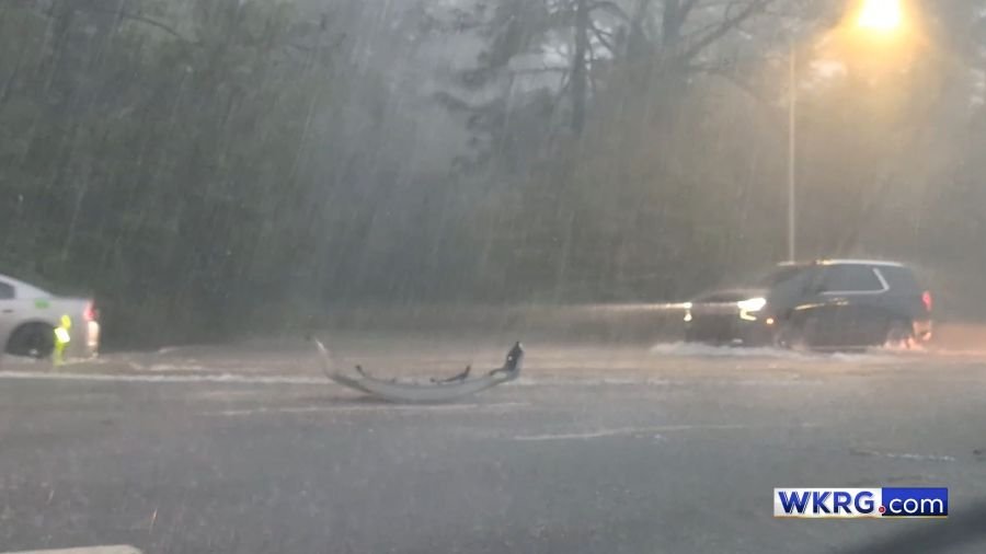 Flash flooding in Mobile, Alabama