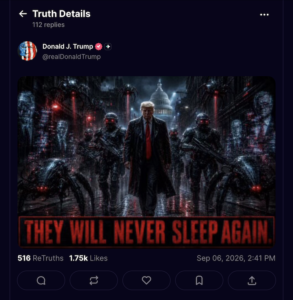 “GIVE THEM NIGHTMARES”: Trump unleashes AI robot army