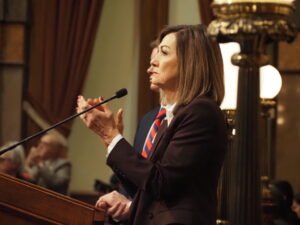 Gov. Kim Reynolds unveils property tax proposal at 2026 Condition of …