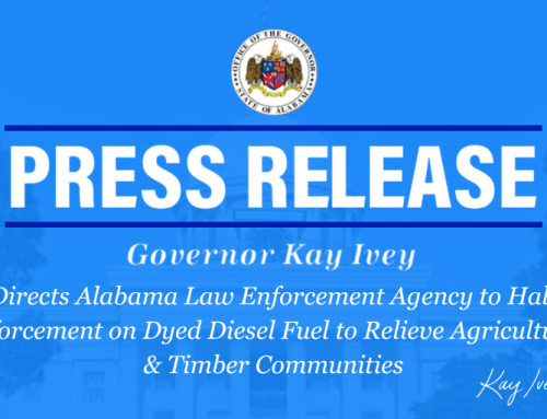 Governor Ivey Directs Alabama Law Enforcement Agency to Halt Enforcem…