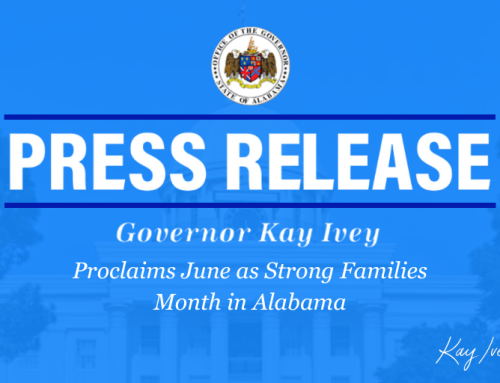Governor Ivey Proclaims June as Strong Families Month in Alabama –