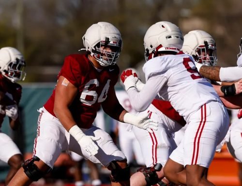 How did Alabama’s offensive line perform during Thursday’s scrimmage?