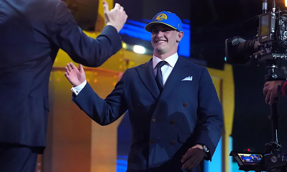 First look at Ty Simpson in Los Angeles Rams' minicamp