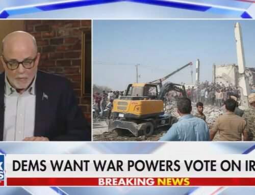 In response to opposition to Iran strikes, Mark Levin claims the Demo…