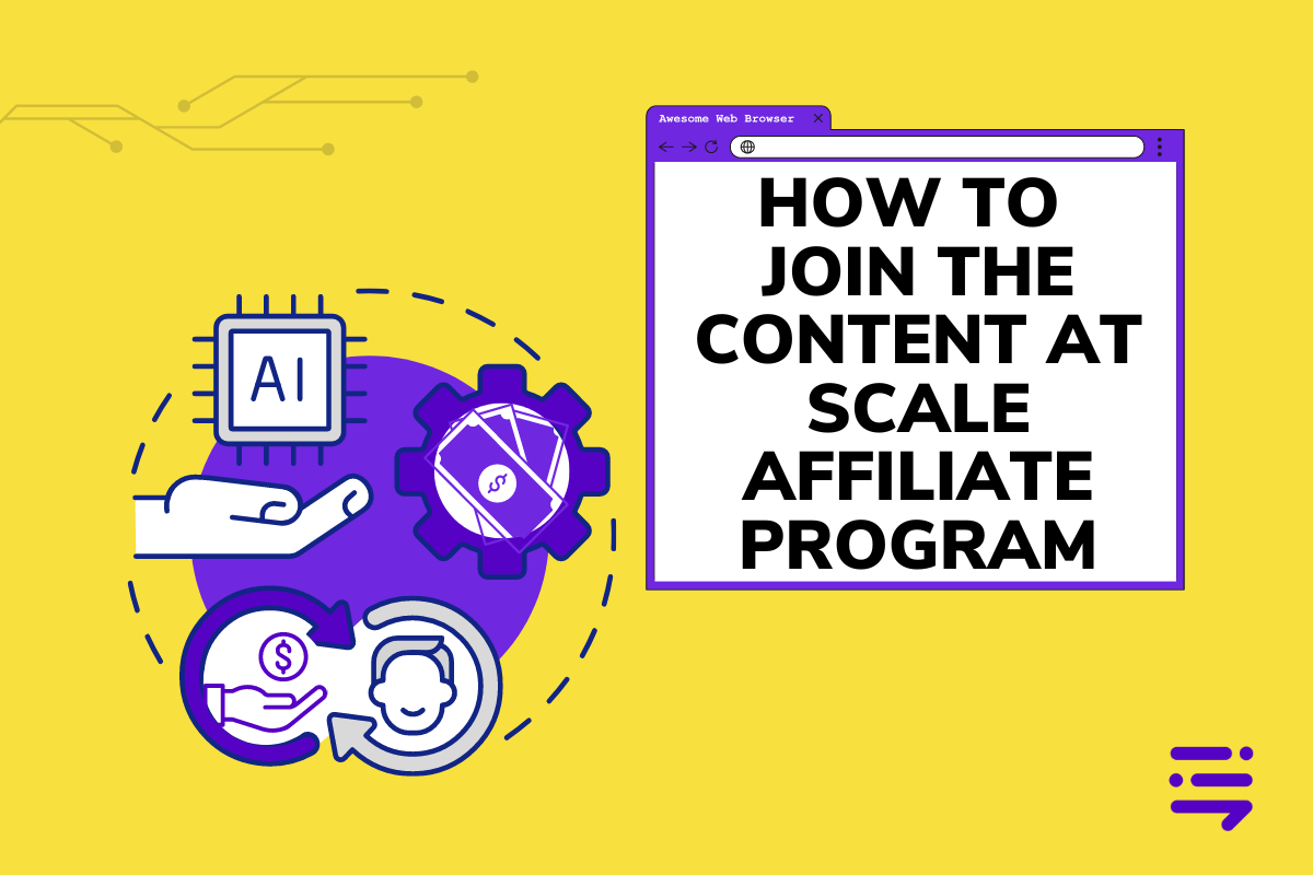 Join the Content at Scale Affiliate Program Today