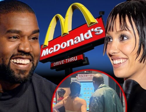 Kanye West, Bianca Censori Pictured on Food Run at McDonald’s in Toky…