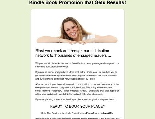 Kindle Book Promotion that Gets Results!