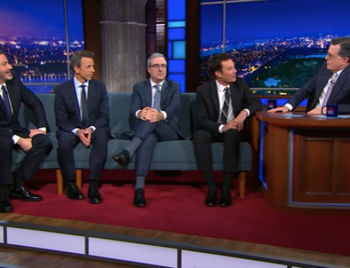 Late-Night Hosts Reunite on ‘The Late Show’ Ahead of Finale