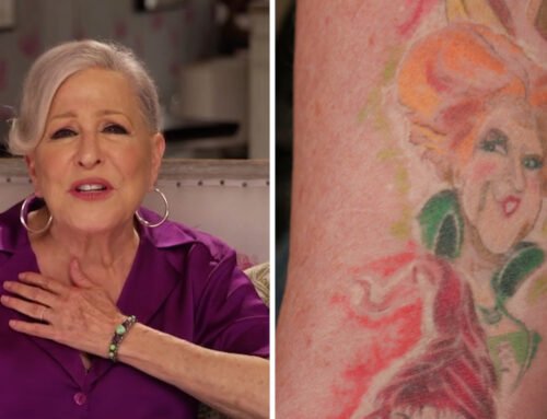 “No. Oh my goodness!” Bette Midler reacts to fan’s ‘Hocus Pocus’ tatt…