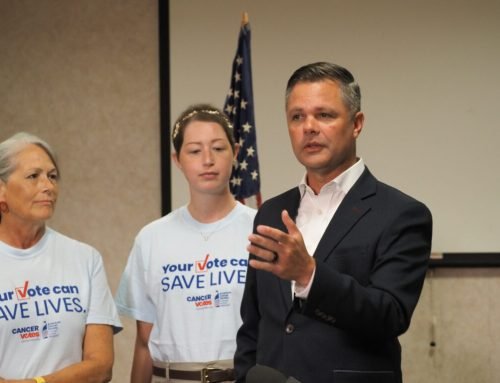 Nunn pledges to support cancer research; calls for ‘sustainable’ heal…