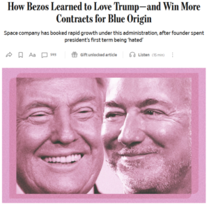 One Year Into Clampdown, WaPo Opinion Cheers for MAGA, Billionaires a…