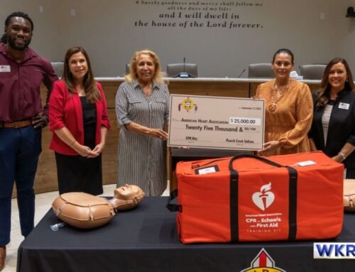 Poarch Creek Indians make donation for CPR training