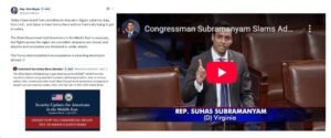 Reps. Suhas Subramanyam (D-VA10), Don Beyer (D-VA08) Slam Trump Admin…