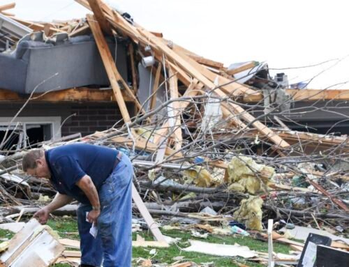 Residents begin going through the rubble after tornadoes hammer parts…