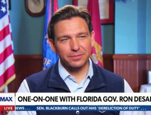 Ron DeSantis questions poll showing Donald Trump leading Joe Biden