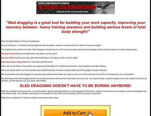 Sled Dragging for Athletic Development