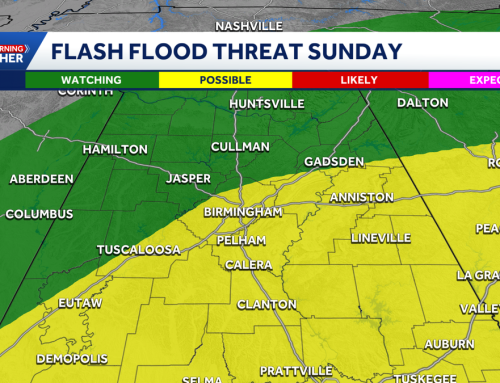 Still hot and sticky Saturday and then rain more likely across Alabam…