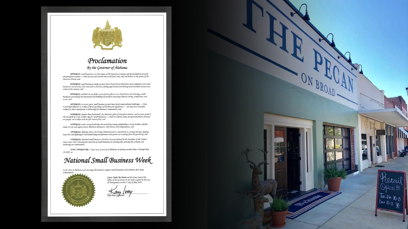 Governor Ivey Proclaims May 4 Through 11 as National Small Business W...