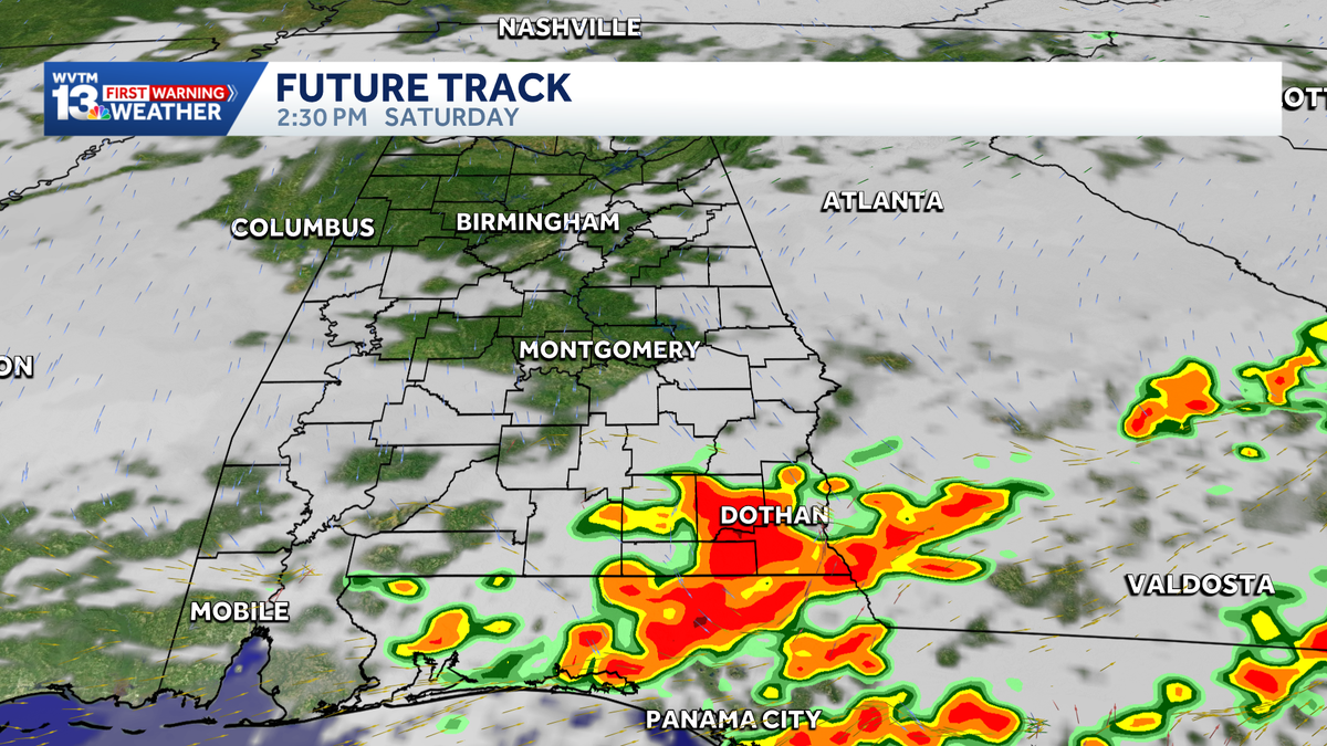 Temperature soar next week, before a cold front next Friday