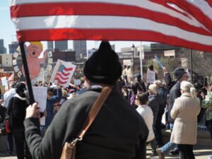 Thousands rally at Iowa Capitol for third No Kings protest