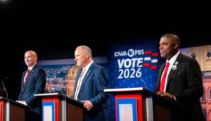 Three of five GOP governor hopefuls debate, criticize Feenstra’s abse…
