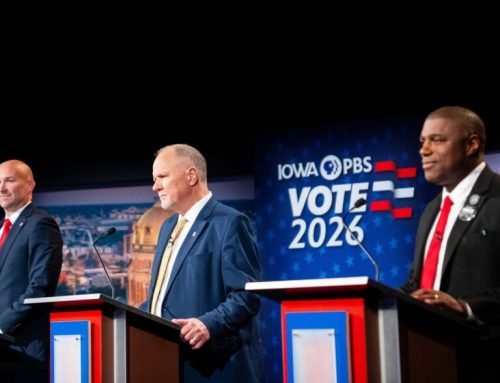 Three of five GOP governor hopefuls debate, criticize Feenstra’s abse…